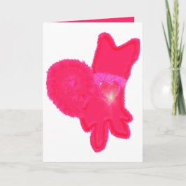 可愛い犬Tu B'Av ט״ו באבカード サンキューカード