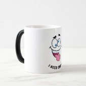 可愛い独占的デザインとコーヒーマグ – Perfect Gi モーフィングマグカップ (正面左)