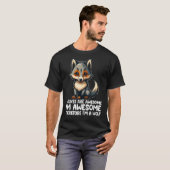 可愛い狼素晴らしよ私は素晴らしだから Tシャツ (正面フル)