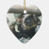 可愛い狼 セラミックオーナメント