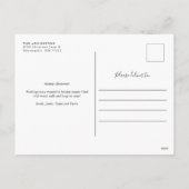 可愛い猫がクリスマスを思い出す シーズンポストカード (裏面)