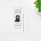 可愛い猫がブックマークを待つ (デスク)