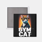 可愛い猫が似合うトラックスーツ マグネット (正面/裏面)