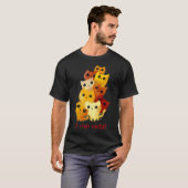 可愛い猫が大好き Tシャツ (正面フル)