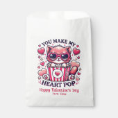 可愛い猫が教室にポップ・アートの入る フェイバーバッグ (正面)