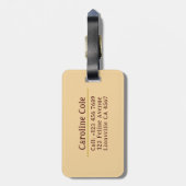 可愛い猫が登場するラマの野獣|過去記事 ラゲッジタグ (裏面縦)