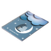 可愛い猫が登場パーソナライズされた! ノートブック (左側)