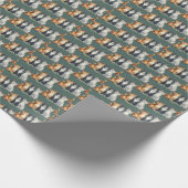 可愛い猫たち幸せそうに ラッピングペーパー (角)