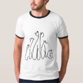可愛い猫たち3 Tシャツ (正面)