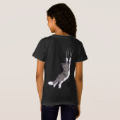 可愛い猫つるたち！ Tシャツ (裏面フル)