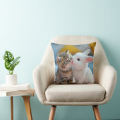 可愛い猫とウサギ枕クッション クッション (椅子)