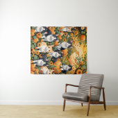 可愛い猫とカボチャが秋の季節 タペストリー (インサイチュ(横))