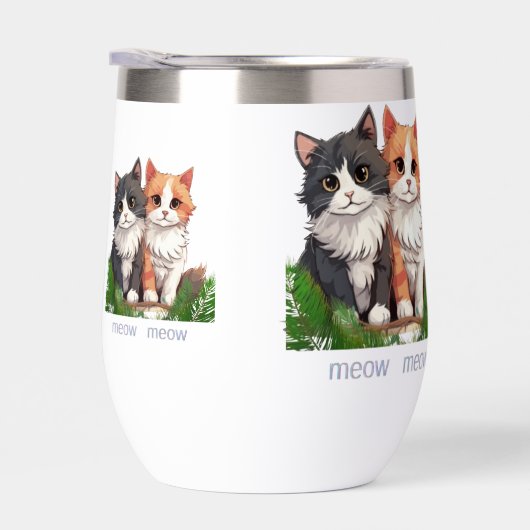 可愛い猫とニャー (右面)