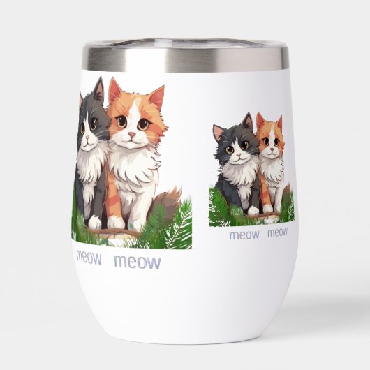 可愛い猫とニャー (背面)