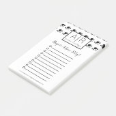 可愛い猫とモノクロ ポストイット (アングル)