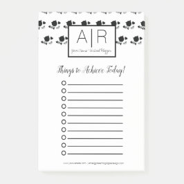 可愛い猫とモノクロ ポストイット