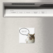 可愛い猫と話し言葉 マグネット (インサイチュ (食洗機))