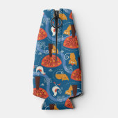 可愛い猫と鳥の柄 ボトルクーラー (裏面)