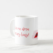 可愛い猫のサーフィンインターネット上のマグカップ コーヒーマグカップ (正面左)