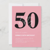 可愛い猫の弓ハッピーバースデー 招待状 (裏面)