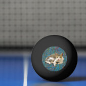 可愛い猫の抽象芸術 卓球ボール (ネット)