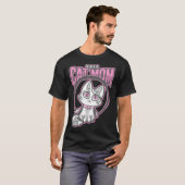 可愛い猫の母最高の猫 Tシャツ (正面フル)