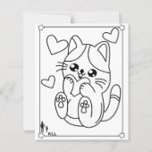 可愛い猫の色 (正面)