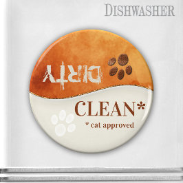可愛い猫の足クリーン汚れた食洗機磁石 マグネット