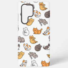 可愛い猫のS23ケース🐾ケース📱 SAMSUNG GALAXY S22 ULTRAケース