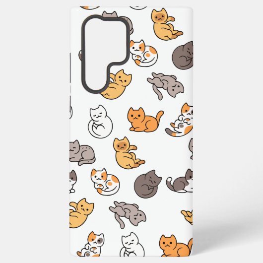 可愛い猫のS23ケース🐾ケース📱 SAMSUNG GALAXYケース (裏面)