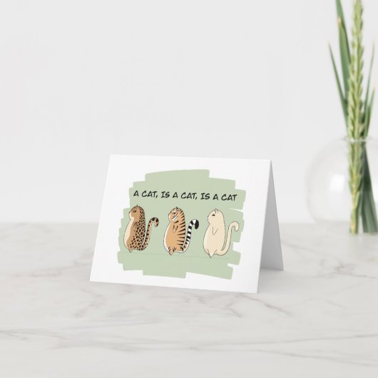 可愛い猫は猫ミーム シーズンカード (正面)