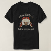 可愛い猫を飼いだしやすい Tシャツ (デザイン正面)