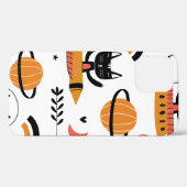 可愛い猫イラストレーションヴィンテージデザインアートF Case-Mate iPhoneケース (裏面 (横))