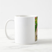 可愛い猫インピンクナースユニフォーム珈琲マグカップ コーヒーマグカップ (左)