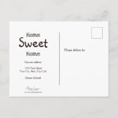 可愛い猫グレイ寝るオンボックス移動 ポストカード (裏面)