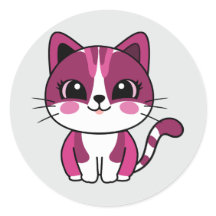 可愛い猫シール