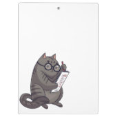 可愛い猫スキームおもしろい猫 クリップボード (裏面)