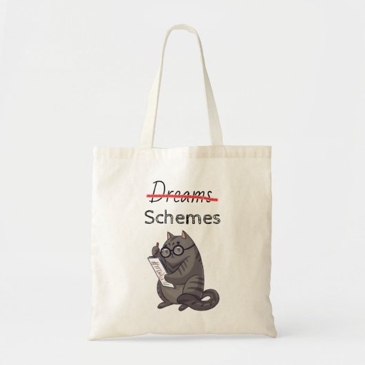可愛い猫スキームおもしろい猫 トートバッグ (正面)