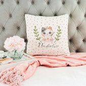 可愛い猫ソフトチャイ男女兼用ド点々のある子供部屋 クッション