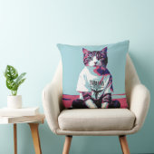 可愛い猫チリン クッション (椅子)