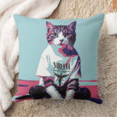 可愛い猫チリン クッション (ブランケット)