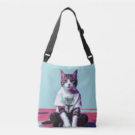 可愛い猫チリン クロスボディバッグ
