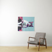 可愛い猫チリン タペストリー (インサイチュ(横))