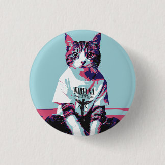 可愛い猫チリン 缶バッジ