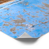 可愛い猫ネコのヴィンテージ窓写真» ポスター (角)