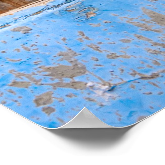 可愛い猫ネコのヴィンテージ窓写真» ポスター (角)