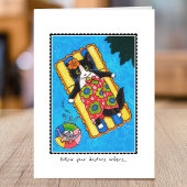 可愛い猫ネズミを飼う カード