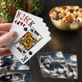 可愛い猫パウ遊ディジーと月明かりのソナタ トランプ (インサイチュ)