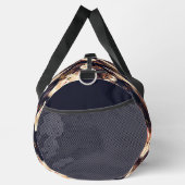 可愛い猫パタモノグラムのン ダッフルバッグ (右)