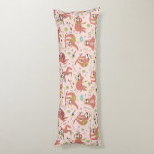 可愛い猫パターン抱き枕 ボディピロー (裏面 (縦))